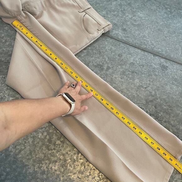 Vintage Levi's Polyester Talon Pants Mens 42x30 USA Tan Black Tab Western Retro - Picture 13 of 14